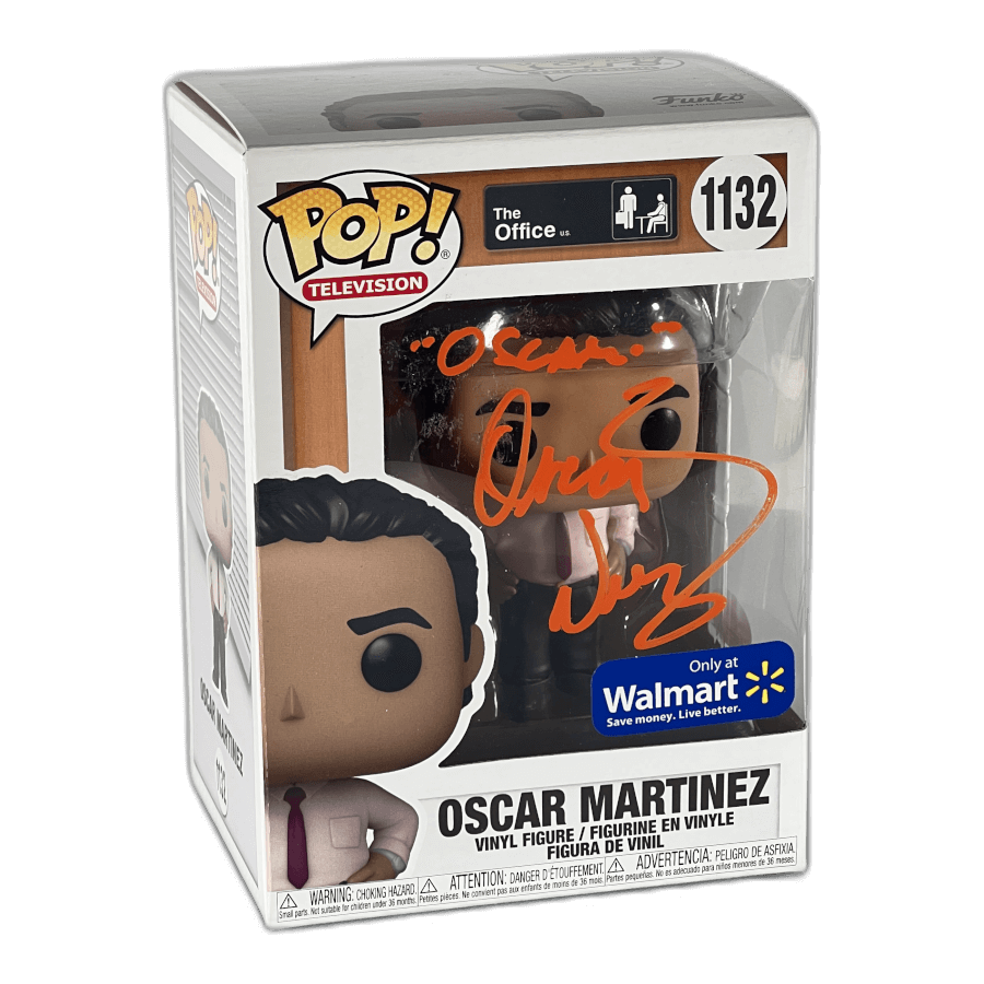 Oscar Martinez 1132 - Signed by Oscar Nuñez Certified - The Office - Funko Pop