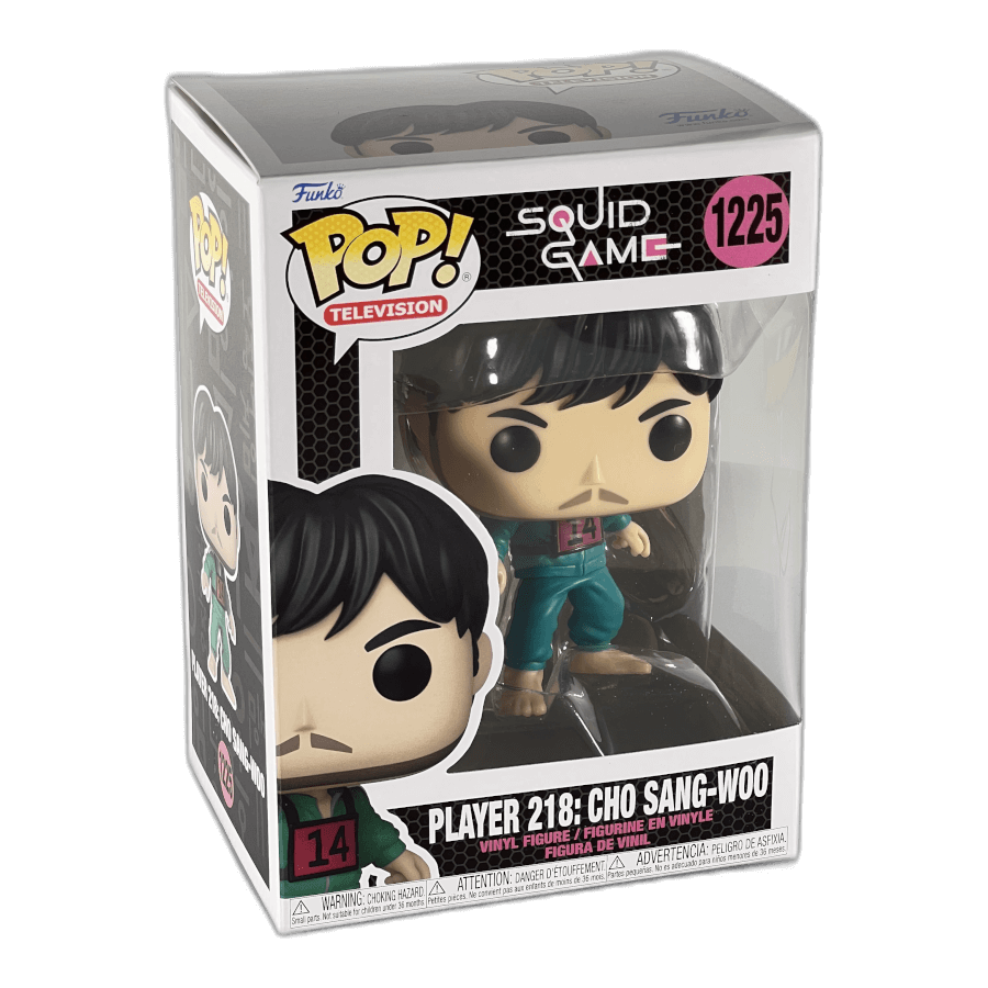 Player 218: Cho Sang-Woo 1225 - Squid Game - Funko Pop – Draxu.com