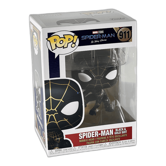 Spider-Man Black & Gold Suit 911 - Spiderman - Funko Pop