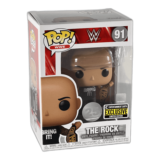 The Rock 91 (25 Anniversary) EE Exclusive - WWE - Funko Pop