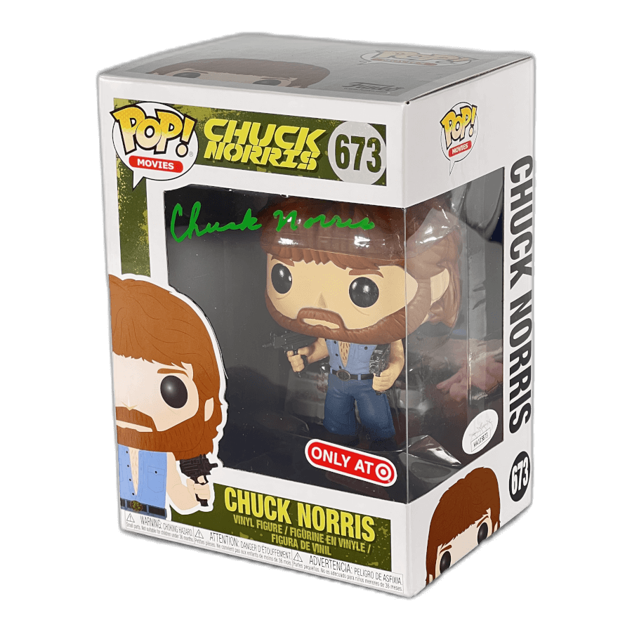 Chuck Norris 673 - Signed Grail w/ Certificate- Funko Pop