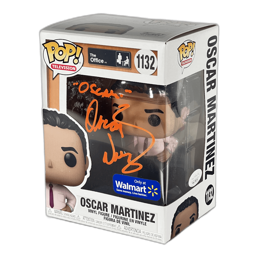 Oscar Martinez 1132 - Signed by Oscar Nuñez Certified - The Office - Funko Pop