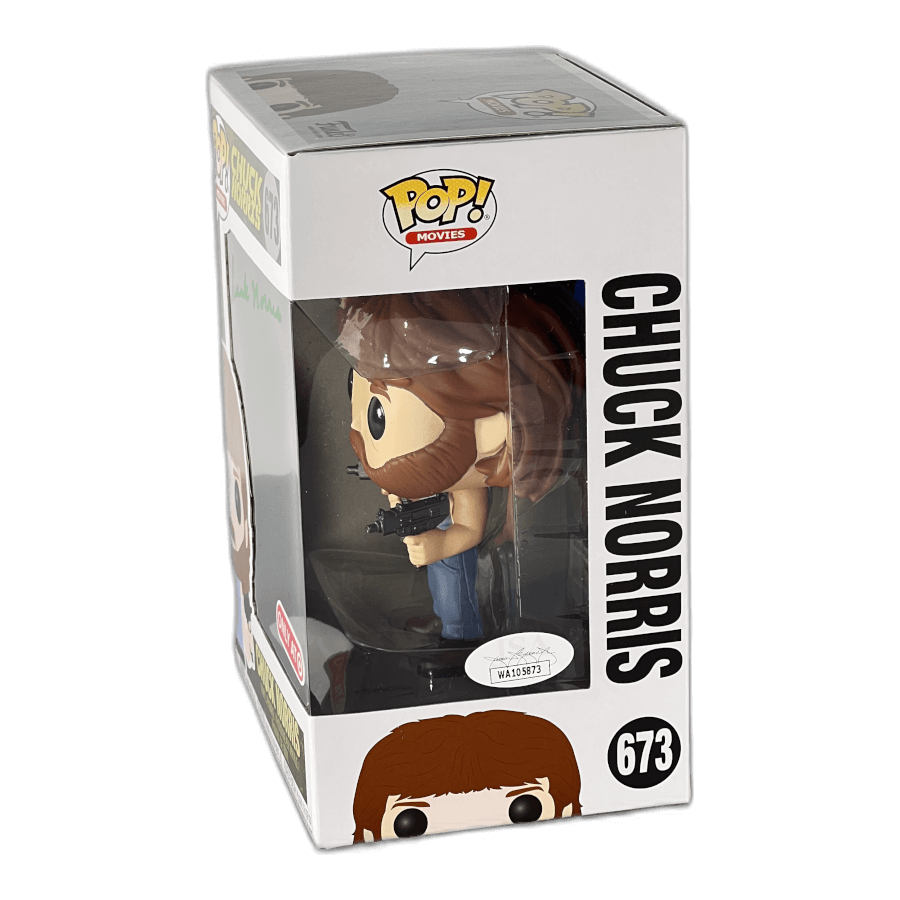 Chuck Norris 673 - Signed Grail w/ Certificate- Funko Pop