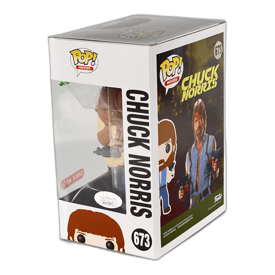 Chuck Norris 673 - Signed Grail w/ Certificate- Funko Pop