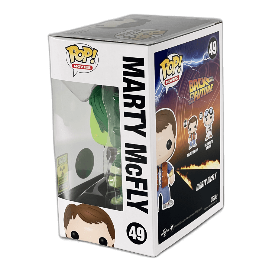 Marty McFly 49 - Plutonium Glows in the Dark - Grail Limited Edition 3000 pieces - Back to the Future - Funko Pop