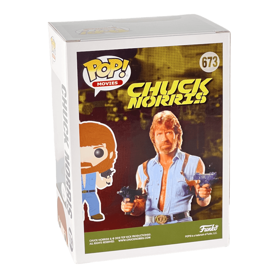 Chuck Norris 673 - Signed Grail w/ Certificate- Funko Pop