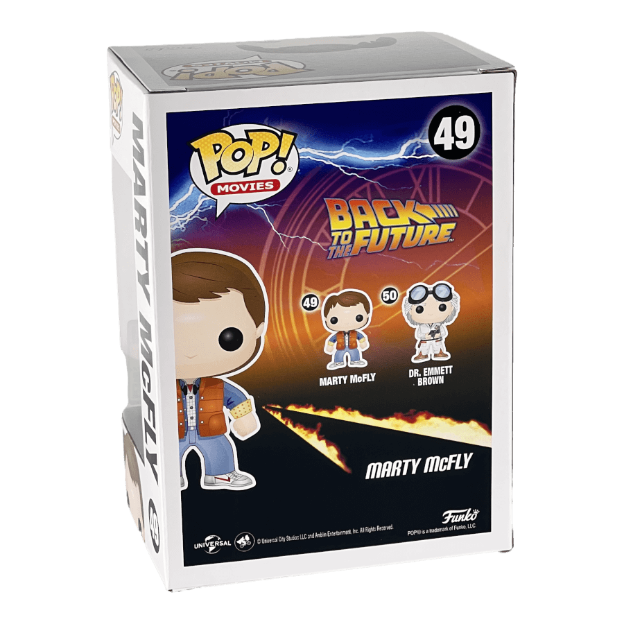 Marty McFly 49 - Plutonium Glows in the Dark - Grail Limited Edition 3000 pieces - Back to the Future - Funko Pop