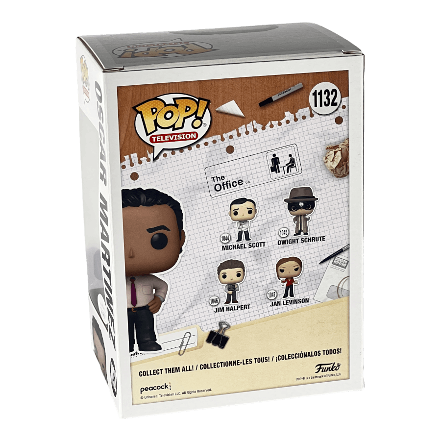 Oscar Martinez 1132 - Signed by Oscar Nuñez Certified - The Office - Funko Pop