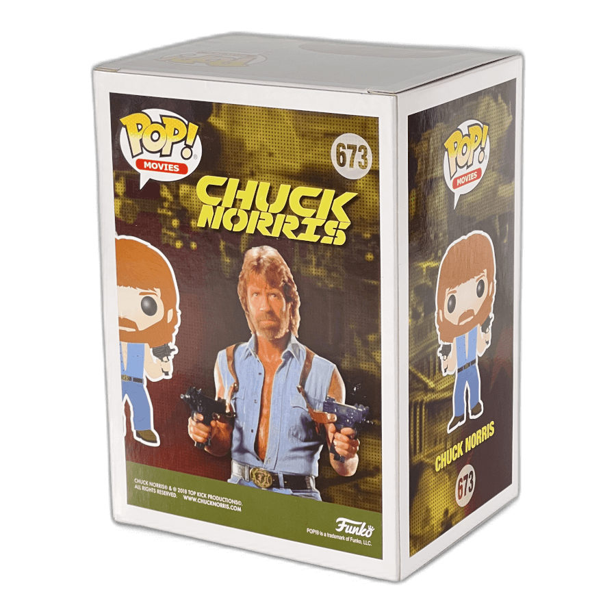 Chuck Norris 673 - Signed Grail w/ Certificate- Funko Pop