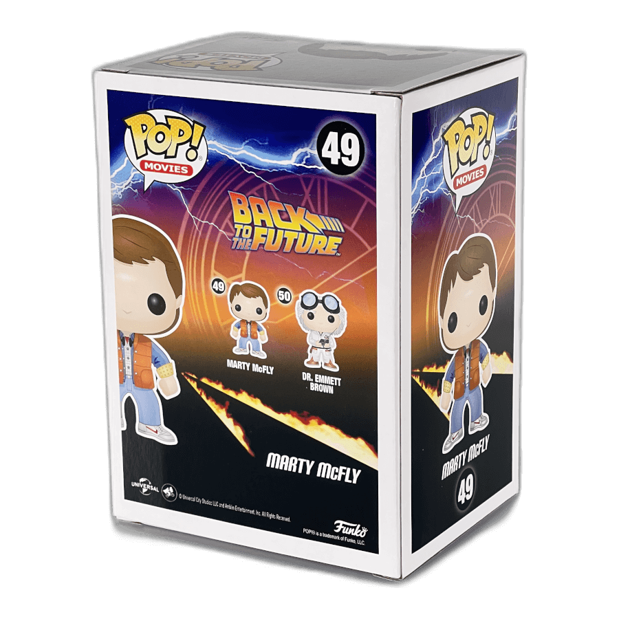 Marty McFly 49 - Plutonium Glows in the Dark - Grail Limited Edition 3000 pieces - Back to the Future - Funko Pop