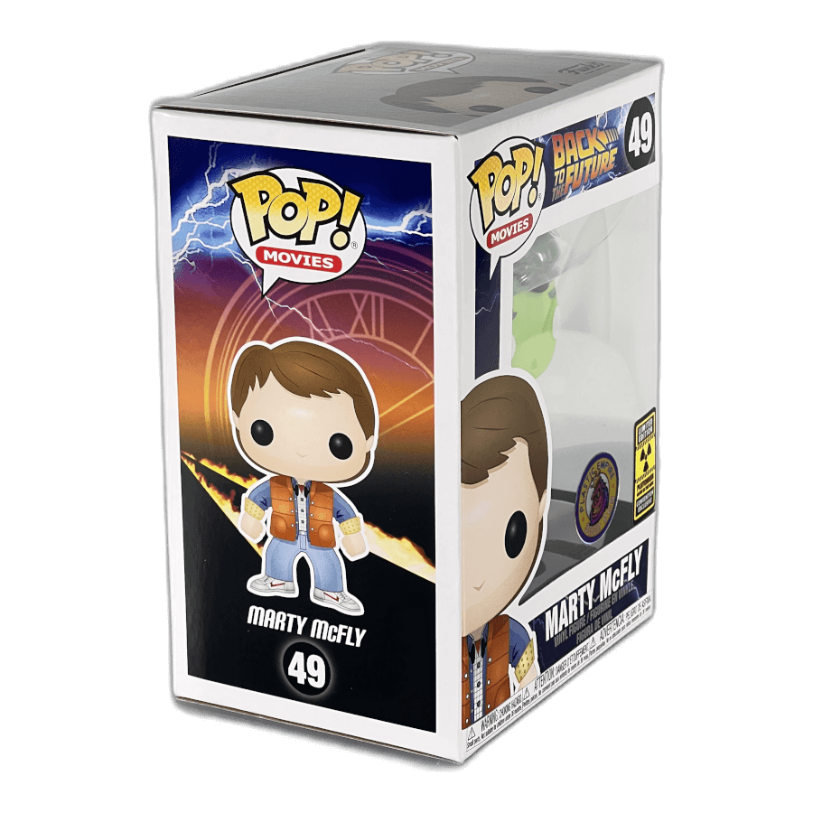 Marty McFly 49 - Plutonium Glows in the Dark - Grail Limited Edition 3000 pieces - Back to the Future - Funko Pop